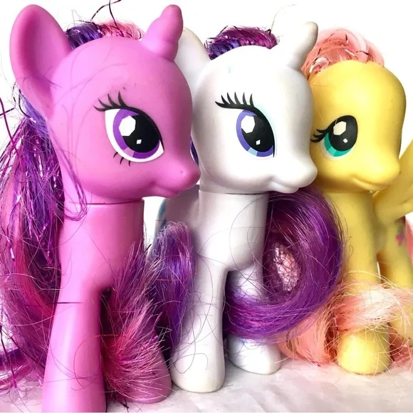 Hasbro | Toys | 83 Lot Of 3 My Little Pony C029a Yellow